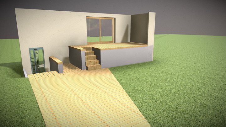 Taras ziemny wer 2 3D Model