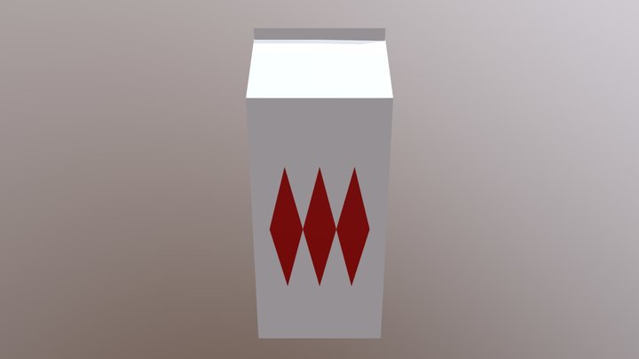 milk carton 3D Model