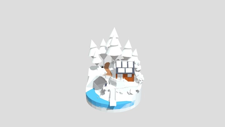 Eco House - Diorama WIP1 3D Model
