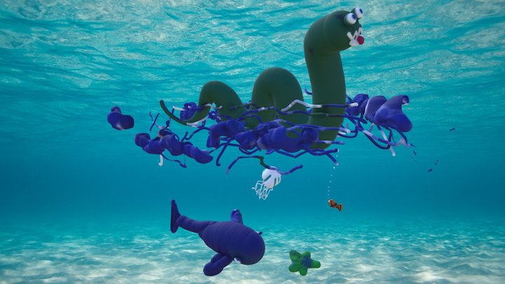 Sea World - Loch Ness Monster 3D Model