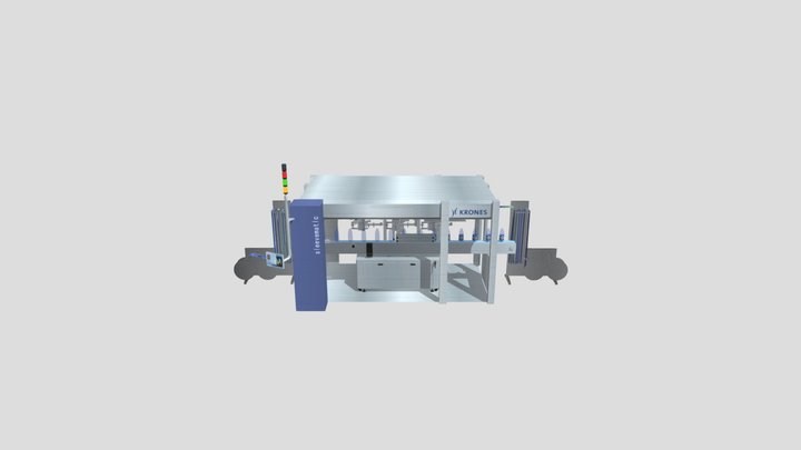 贴标机 3D Model