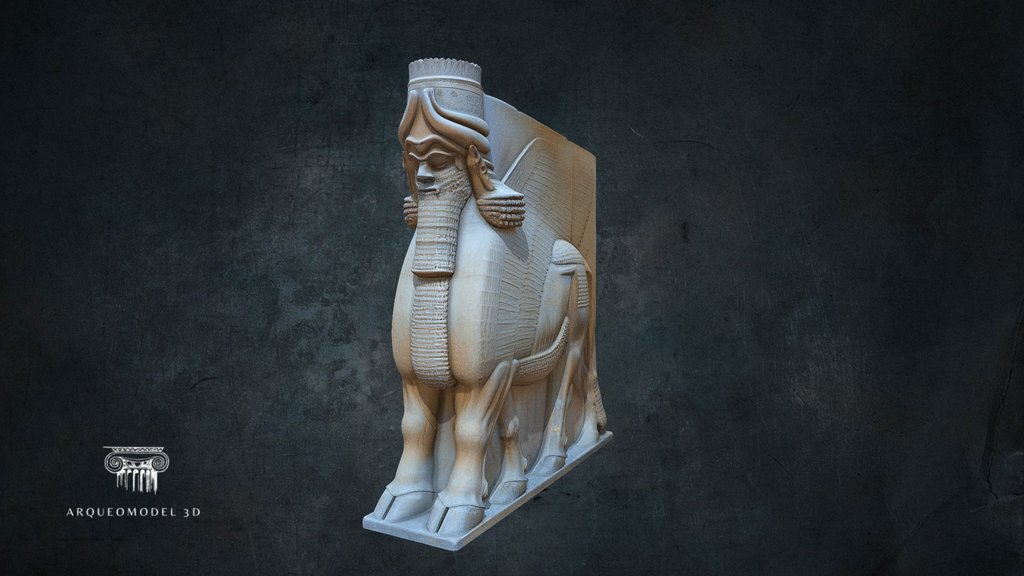 Winged bull | 3D Printable