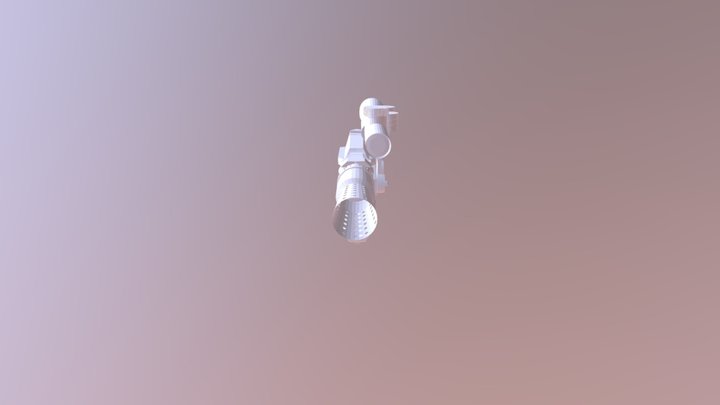 Han Solo's Blaster 3D Model