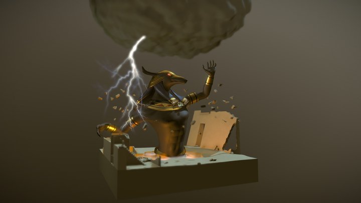 Seth cubeworld 3D Model