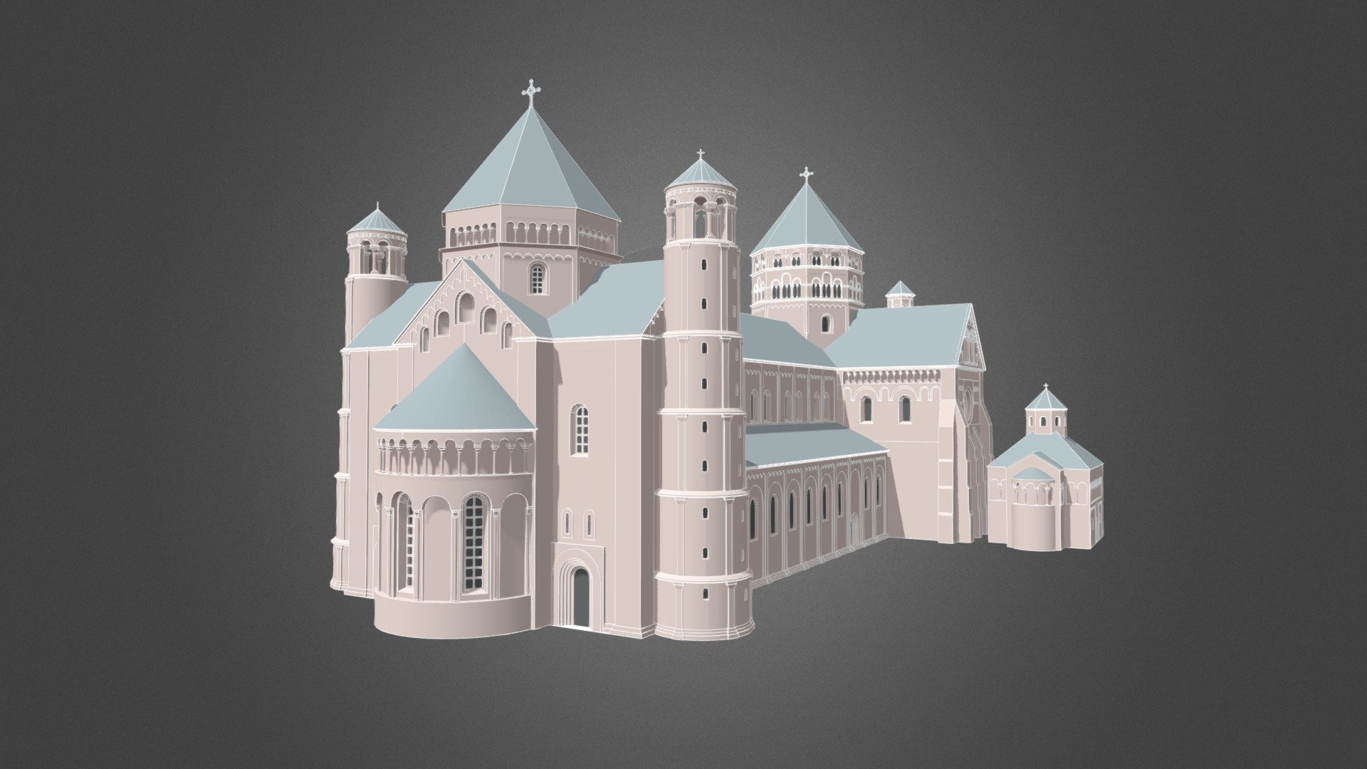 Mainzer Dom - 3D model by AI MAINZ (@AI_MAINZ) [2309eeb] - Sketchfab