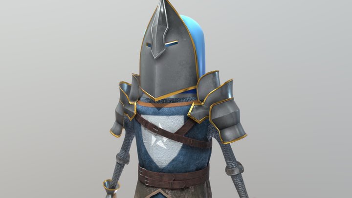 Robot knight 3D Model