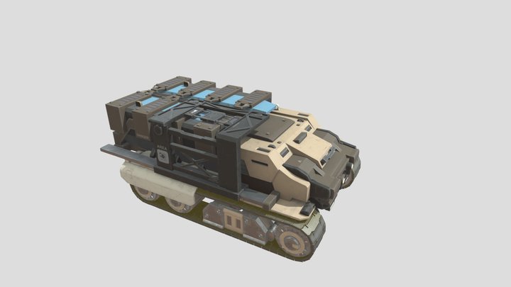 Mobile Battery 3D Model