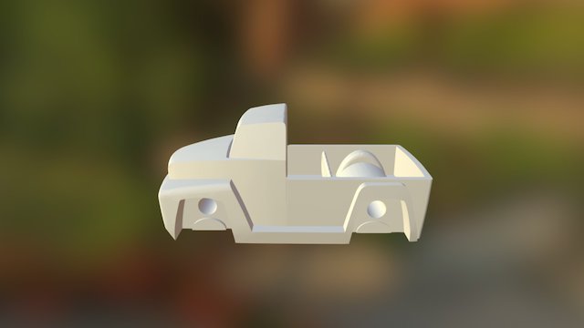 商資一 20號 古子庭的奧運車 3D Model