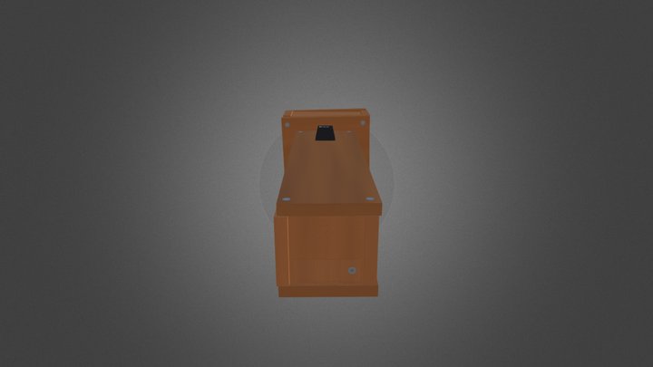 Wooden Flashlight 3D Model