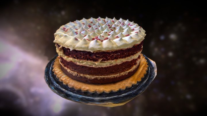 William’s Birthday Cake 3D Model