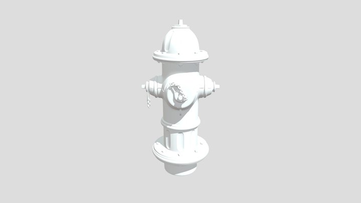 Fire Hydrant  High 3D Model
