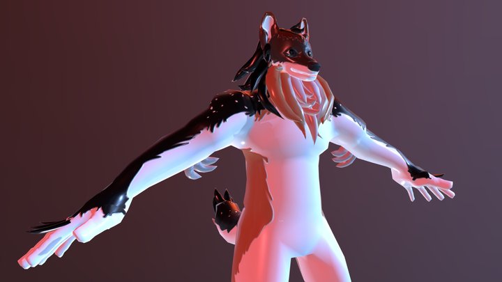 Werewolf (fursona) 3D Model