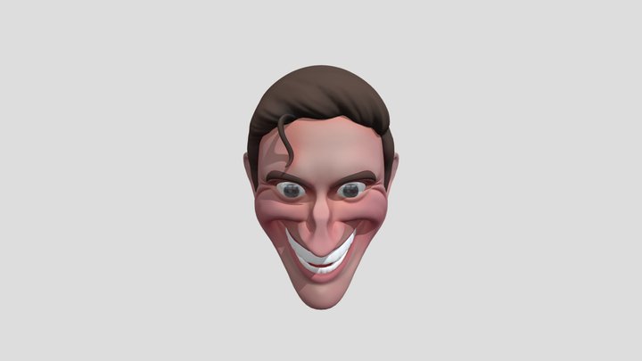 Troll-face-3d-model 3D models - Sketchfab