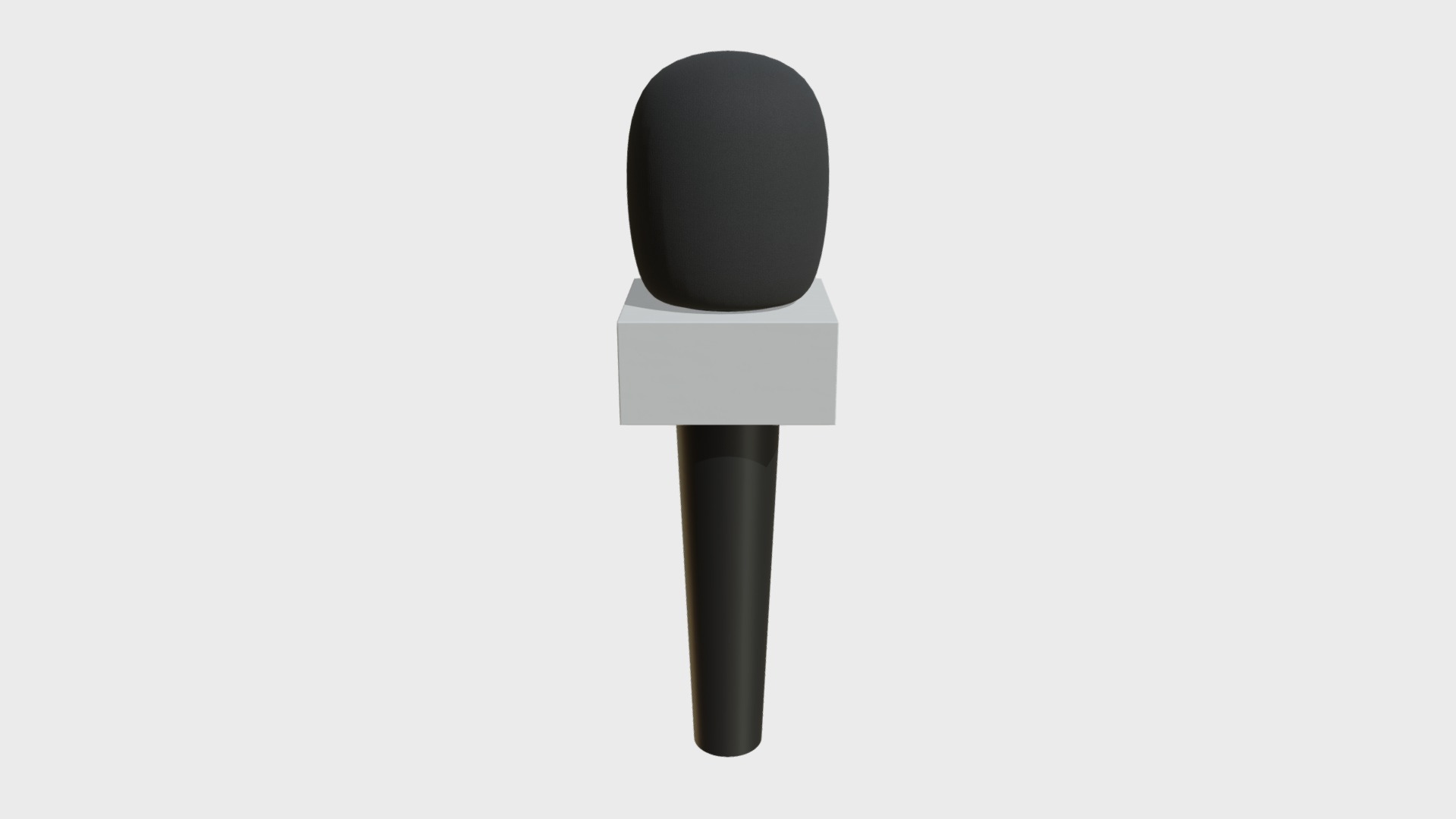 3D model News microphone 2 - This is a 3D model of the News microphone 2. The 3D model is about icon.