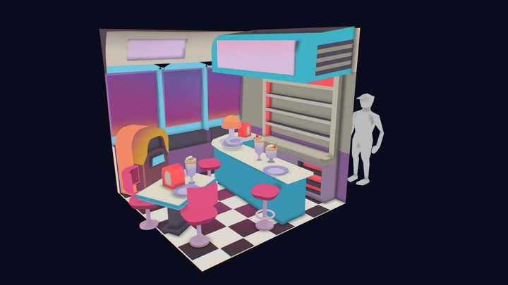 blockout_diner 3D Model