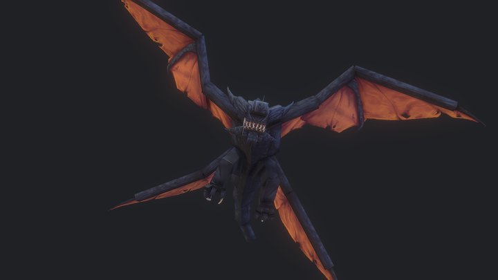 Gale Wivern - HYTALE 3D Model
