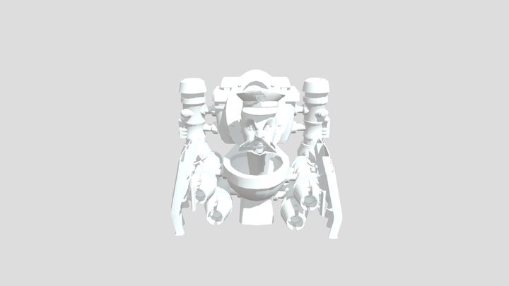 Police Toilet 2.0 3D Model