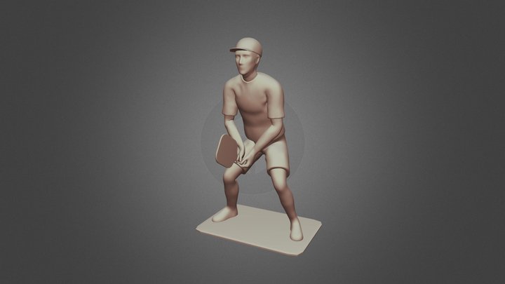 picklePlayer002 3D Model