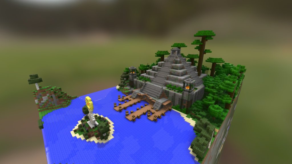 Jungle Temple Pyramid Download Free 3D model by BlackSong [23111ef