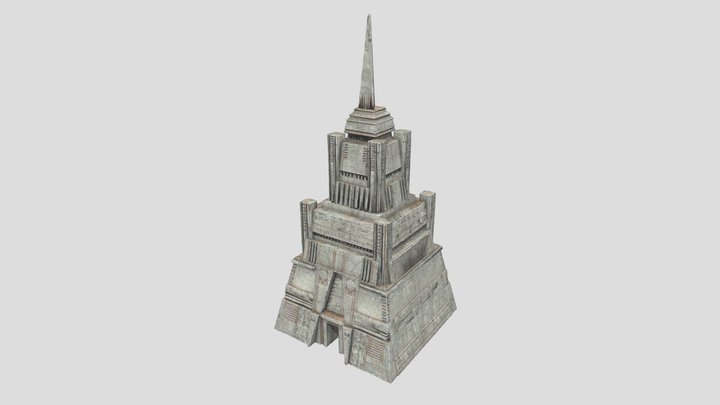 Ancient Building _ 1 3D Model