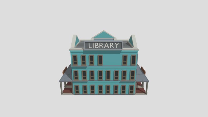 Library 3D Model