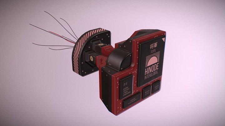 HINODE brain implant 3D Model