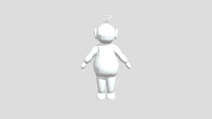 Tinky Winky Classic 3D Model
