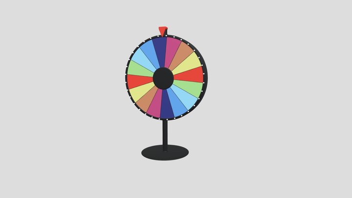 Spinning Wheel 3D Model