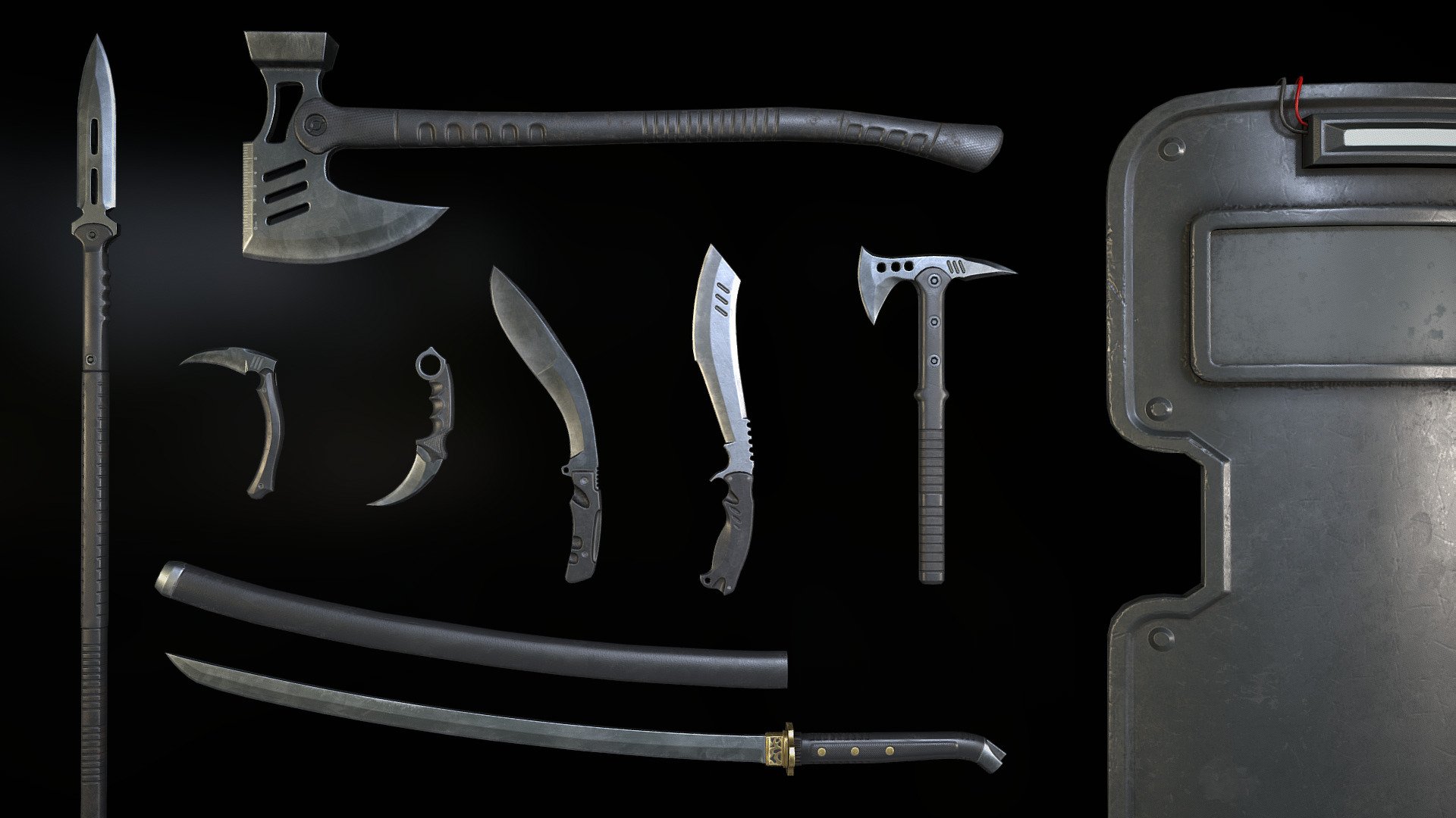 cool real melee weapons