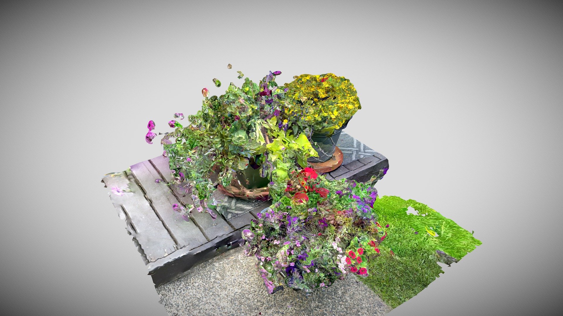 Flower garden - Download Free 3D model by spectre3d [231445f] - Sketchfab