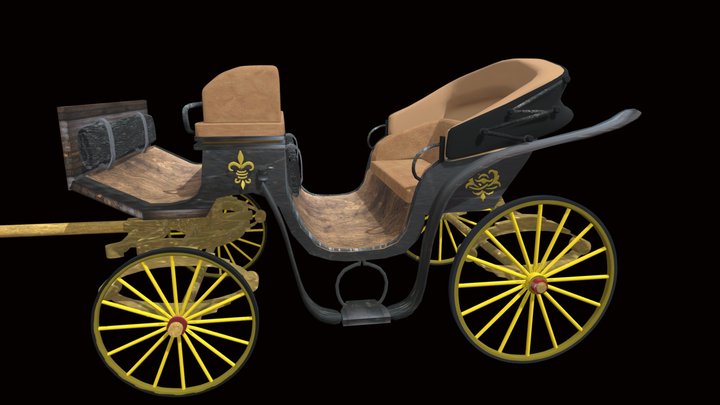 Horse- Drawn Carriage V – Free 3D Model STL