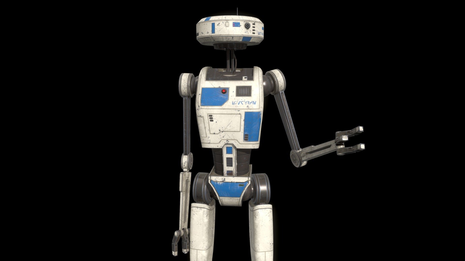 Star Wars Droid: KD-27 - 3D model by OneNameName [231460e] - Sketchfab
