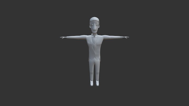 Magicien 3D Model
