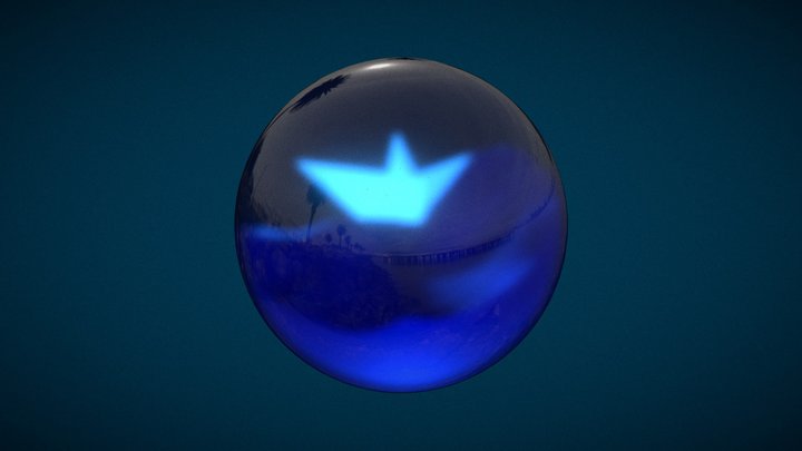 Glass Sphere Water Simulation Animation Loop
