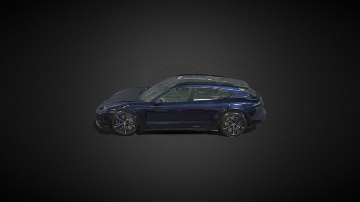 Porsche Taycan Cross Turismo – Kostenloses 3D-Modell STL