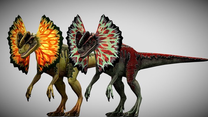 JW: PO Dilophosaurus – Modelo 3D gratuito STL
