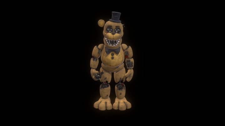 Withered G. Freddy - Five Nights At Freddy's 2 3D Model