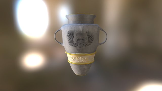 Egyptian vase 3D Model