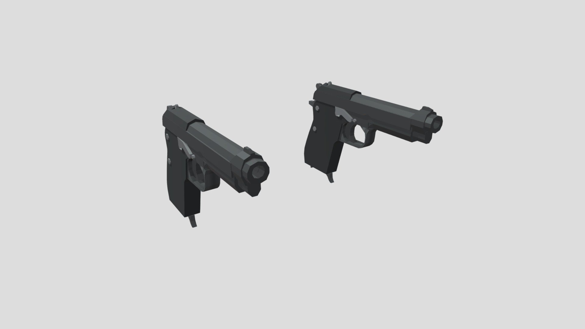Low Poly Dual Berettas