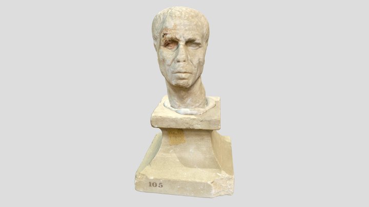 ANMichaelis.190 - Roman Marble Bust 3D Model