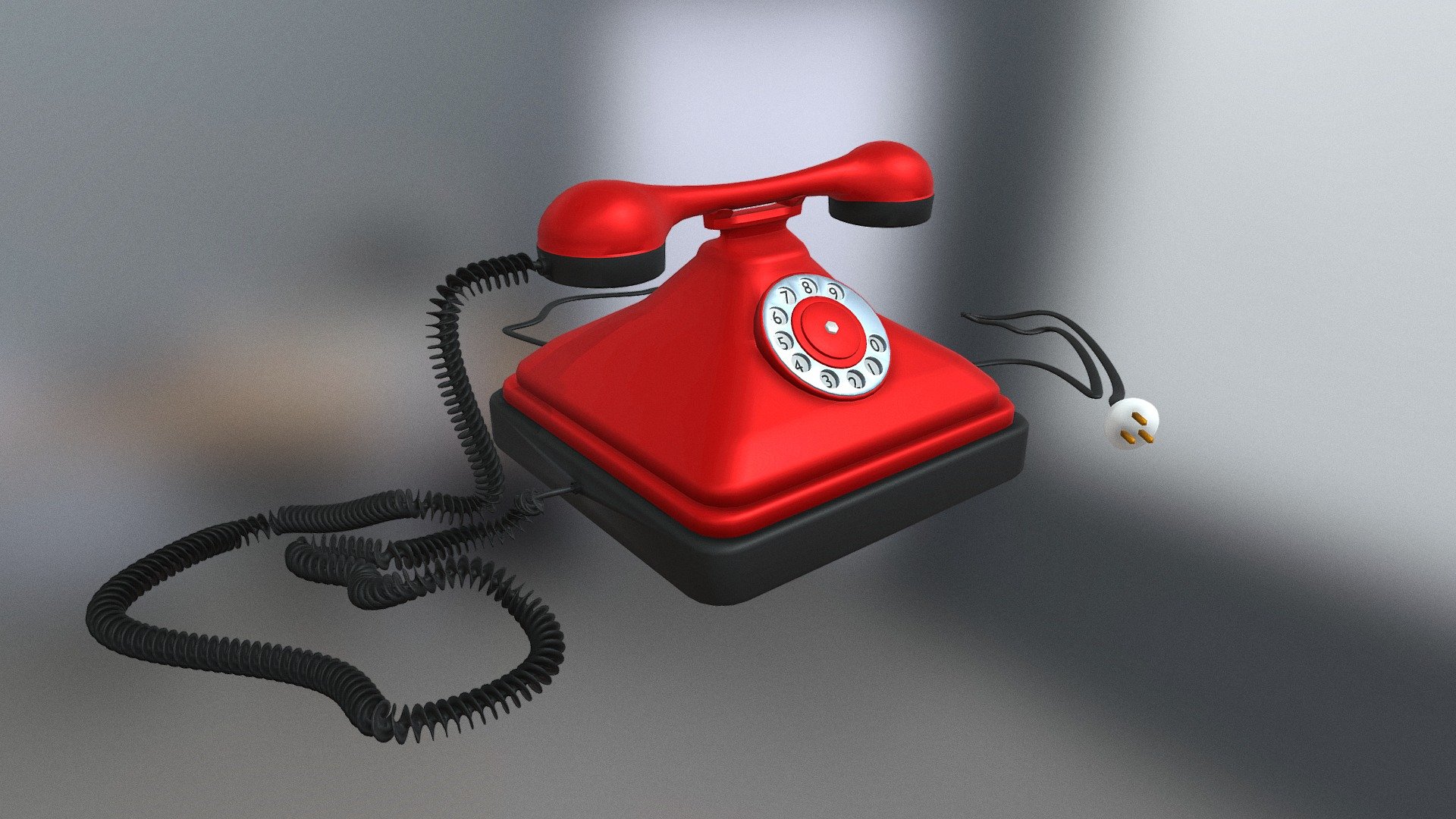 Téléphone Vintage Modèle 3D - Télécharger Électronique on