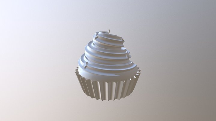 Cup Cake 3D Model