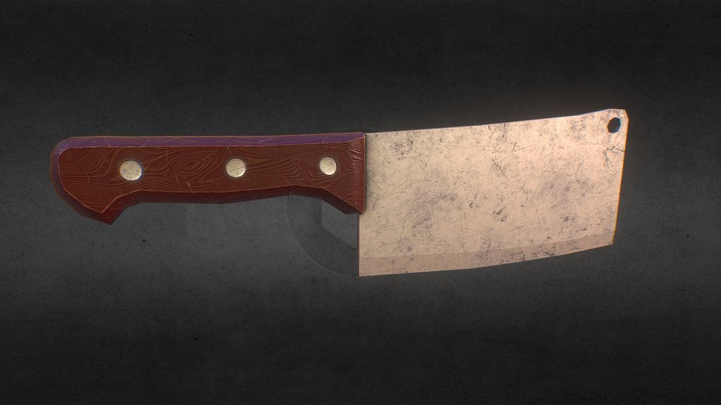 Butcher Knife - 3D model by vUv (@vovaustimuk) [231d564] - Sketchfab