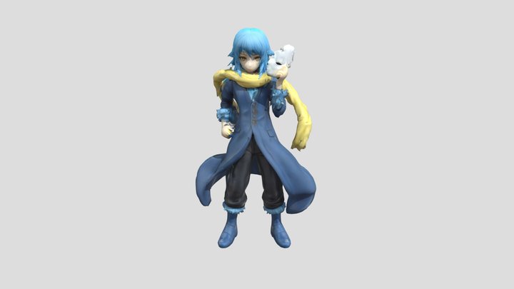 Rimuru Tempest Slime Statue 3D Model