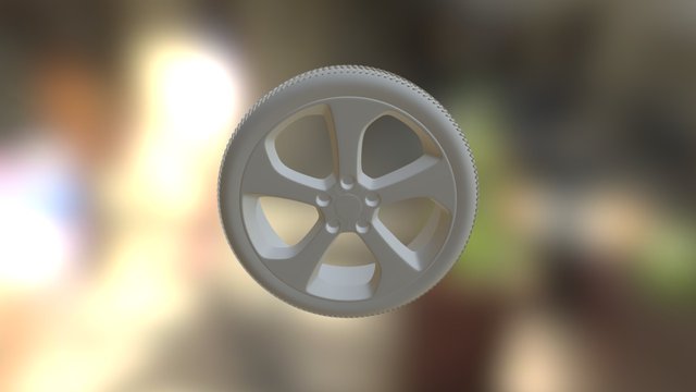 Wheel Excercise 3D Model