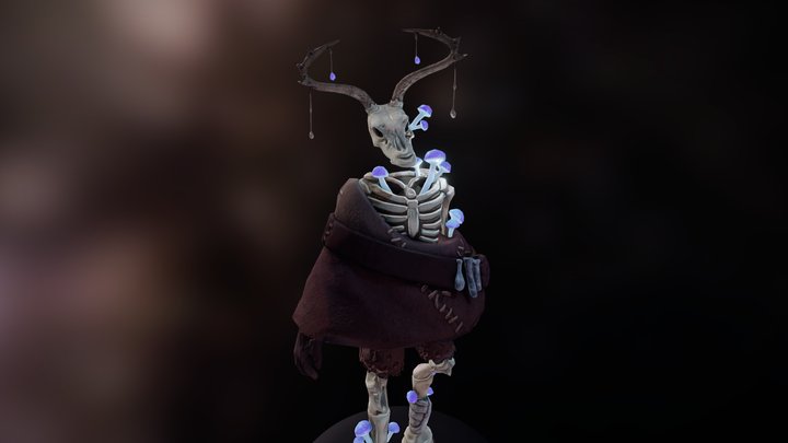 Skeleton pose 3D Model