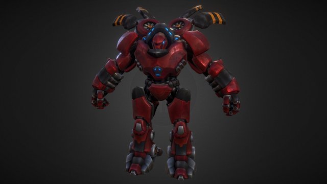 Forced Showdown - Mech Suit 3D Model