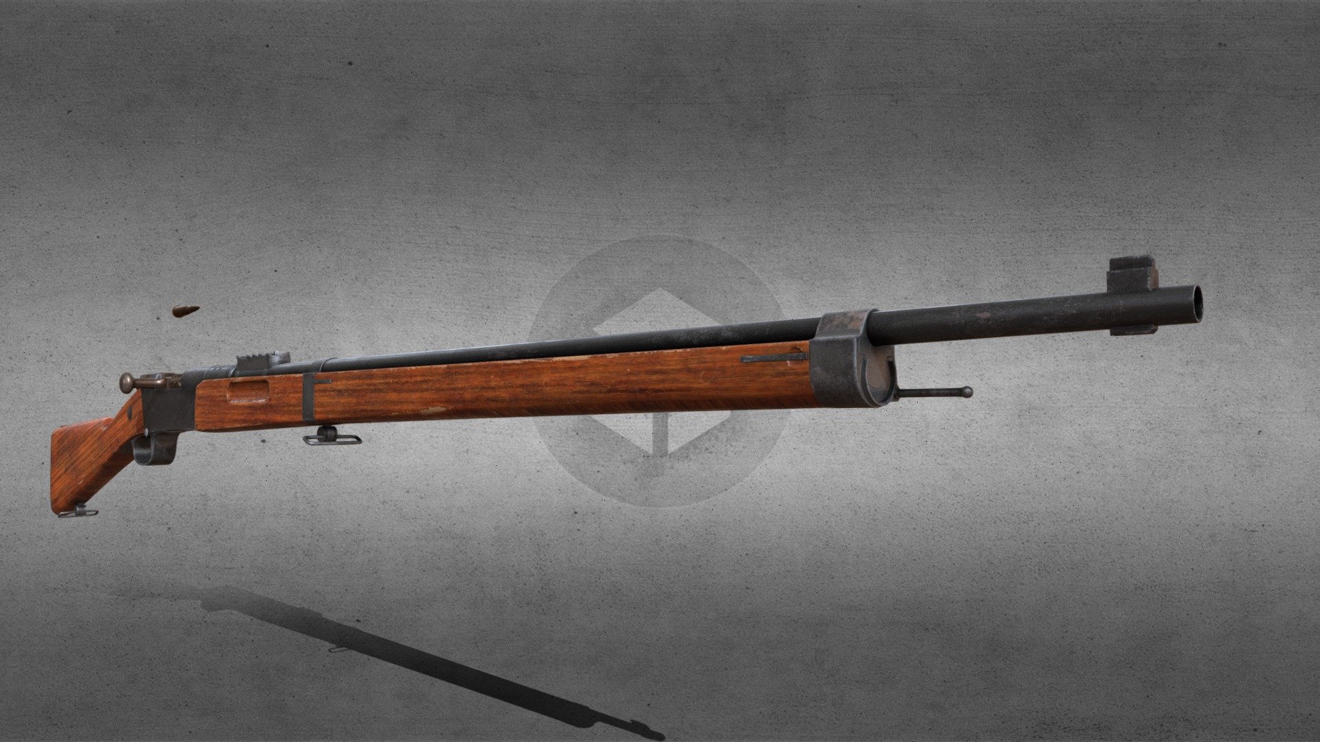 Lebel Model 1886 Rifle - Retexture - 3D model by Blockster_9 [2320835 ...