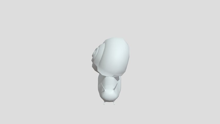 Realistic Snail 3D Model