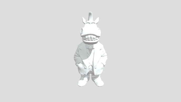 Dapper Donkey 3D Model